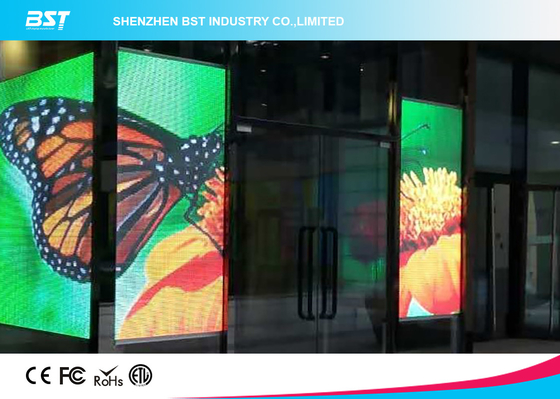 Exhibición transparente al aire libre de aluminio de la publicidad de la cortina LED de la pantalla de P25 LED