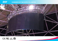 Pantalla video llevada flexible de alta resolución 1R1G1B de la cortina de P4 SMD2121