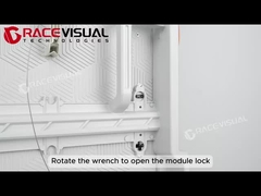 Tablero publicitario comercial de color completo de exhibición LED digital fija al aire libre