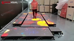 Creativo LED Interactivo Baile #leddancefloor #leddisplay #interactivo