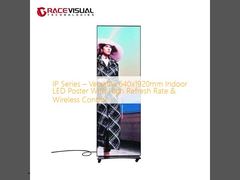 IP Series – Versatile 640x1920mm Indoor LED Poster With High Refresh Rate & Wireless Control