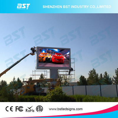Alta resolución video de la pantalla LED grande a todo color de la publicidad al aire libre P6