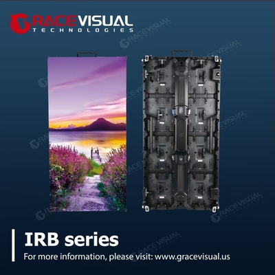 Mural de video LED de alquiler profesional con servicio de frente - Serie IRB para escenarios, conciertos y eventos 500 * 500MM y 50 * 100MM
