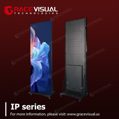 Pantalla LED para interiores de la serie IP P1.86 y P2.5 - Gabinete de tamaño 640x1920mm con una frecuencia de actualización de 7680Hz, adecuado para centros comerciales, tiendas minoristas, salas de conferencias y exposiciones