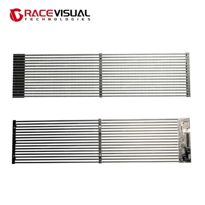 Serie TSF para Retail & Showrooms. 80-90% Alta transparencia, módulo ultra delgado, servicio frontal y trasero, fácilmente personalizable en tipo, tamaño