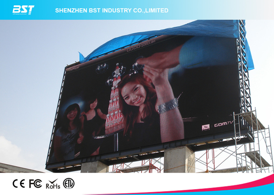 Alta tasa de actualización 6mm Pitch de píxeles de color completo pantalla LED exterior para publicidad dinámica