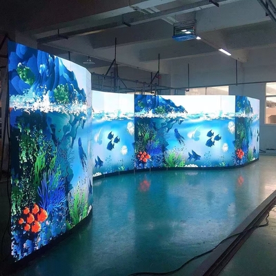 Pared LED curva concave o convexa con una mayor durabilidad