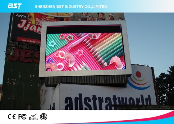 Alta tasa de actualización 6mm Pitch de píxeles de color completo pantalla LED exterior para publicidad dinámica