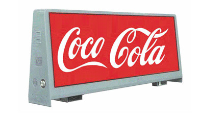 Pantalla LED de publicidad del techo del taxi de automóviles pequeños impermeable 960 mm x 320 mm