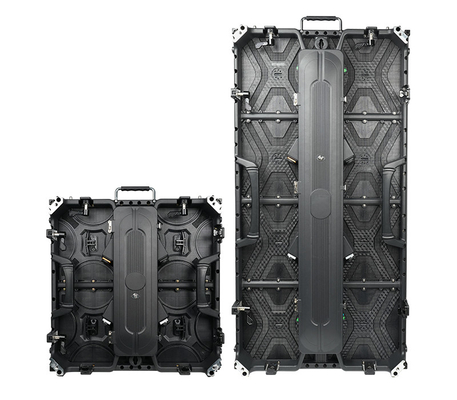 IP65 Exhibición LED de alquiler al aire libre gabinete de aluminio fundido a presión con sistema de control NovaStar