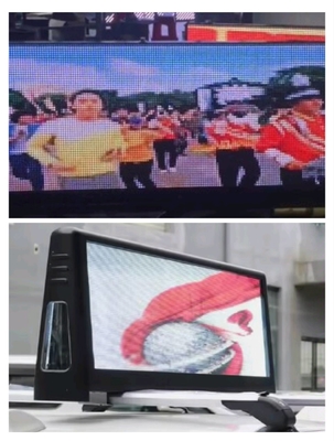 Display LED de publicidad de automóviles P6 de exterior multifunción LED Signal de LED Mensaje de taxi Display LED superior