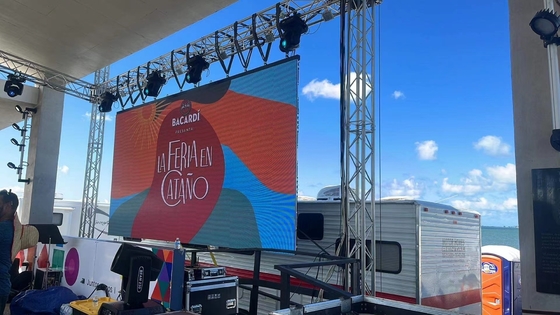 Alta tasa de actualización P2.9 Pantalla LED exterior 4500nits 43264 píxeles por m2 Adecuado para diferentes eventos
