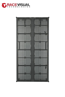 Pantalla LED ultra delgada y ligera de 500 mm X 1000 mm transparente para necesidades interiores y exteriores