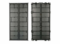 P3.9-7.8 Pantalla LED exterior transparente con 32768px/m2 de densidad de píxeles y 9 kg de peso por panel