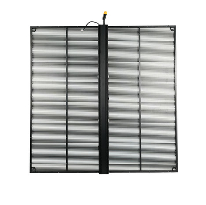 P3.9-7.8 Pantalla LED exterior transparente con un alto brillo de 5500 nits y una frecuencia de actualización de 3840 Hz