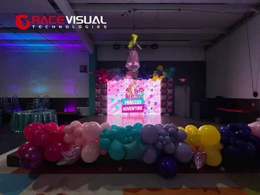 Mural de video LED de alquiler profesional con servicio de frente - Serie IRB para escenarios, conciertos y eventos 500 * 500MM y 50 * 100MM