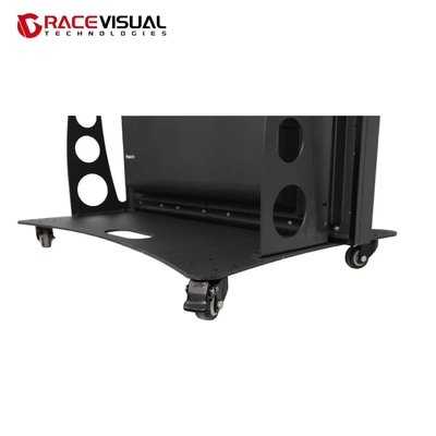 3840hz Alta frecuencia de actualización Peso luminoso Interior de color completo pantalla de cartel LED 48kg/pieza Con ruedas Totem