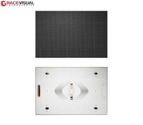 960mm*960mm Pantalla LED exterior a todo color Dispersión de calor blanca Alto brillo Ahorro de energía Mantenimiento delantero / trasero