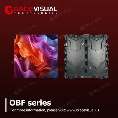 IP65/IP54 Pantalla LED de cartelería exterior de aluminio de la serie OBF de fundición a presión para un rendimiento superior