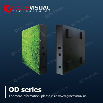 Pantallas LED exteriores de la serie OD de doble lado con consumo de energía promedio de 360w/m2 y panel de acero/aluminio