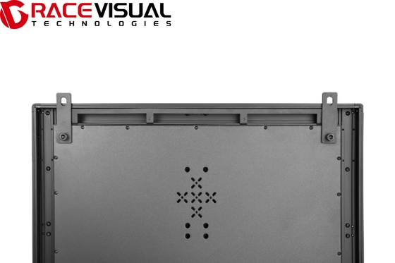 Poster de pantalla LED de interior de la serie IP de 640 mm x 1920 mm con base de ruedas, para uso individual o en cascada