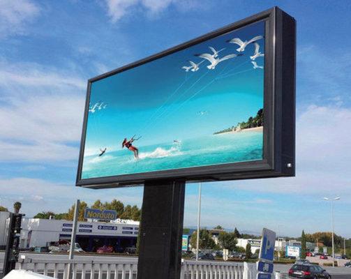 Display LED exterior de doble cara 5500 nits Brillo-OF4-OF10 Servicio frontal convencional