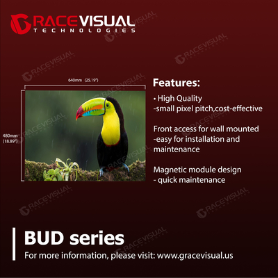 Pantalla LED de la serie BUD: Transforma los espacios interiores con claridad Ultra HD, mantenimiento sin problemas y confiabilidad excepcional