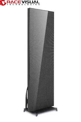 P2.5 mm Pantalla digital Totem Pantalla de interior 640 x 1920 mm Cartel interactivo 3840 Hz Alta frecuencia de actualización WiFi controlado soporte giratorio para eventos