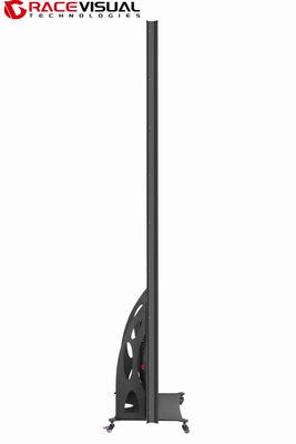 Serie IP. Un elegante póster LED P2.5 de 640×1920 mm con escala de grises de 16 bits y una rueda móvil para anuncios interiores flexibles.