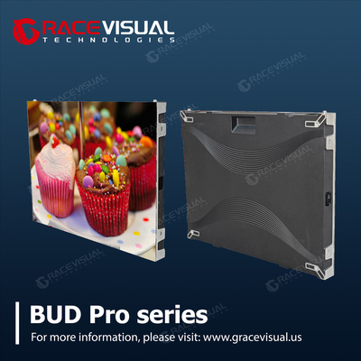 Display LED de la serie BUD Pro 1.25mm-2.5mm Servicio delantero de pitch de píxeles