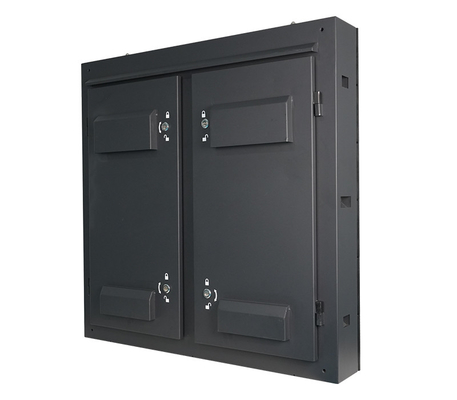 Display LED de alta luminosidad exterior 960x960mm gabinete de acero frío, 3840Hz de actualización, hasta 6500 nits