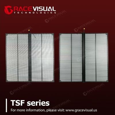 Panel LED transparente de la serie TSF con alta transparencia y diseño de panel ultra delgado