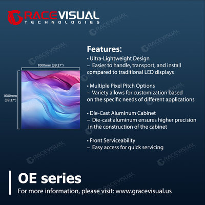 Display LED de publicidad exterior de la serie OE