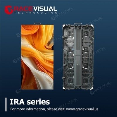 Diseñado para escenarios y eventos, el IRA Series P3.91 Indoor Rental LED Display cuenta con una pantalla a color de 500×1000 mm con una tasa de actualización ultra alta de 7680Hz para imágenes cristalinas y sin parpadeo