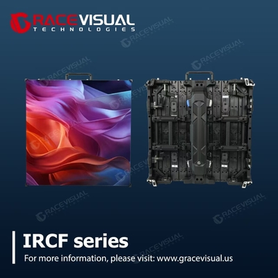 IRCF Serie P2.6 Paredes LED curvas modulares ultrafinas.
