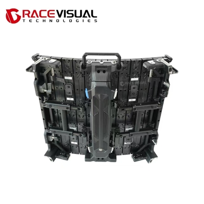 Material de panel de aluminio de fundición a presión para interiores Panel LED de alquiler flexible Pared de video con frecuencia de actualización de 7680hz para eventos de escenario