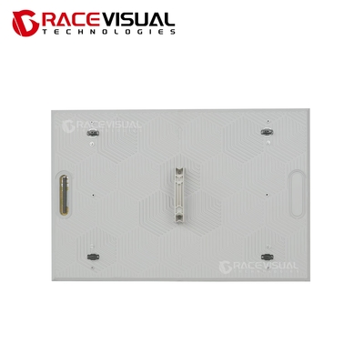 Pantallas LED fijas exteriores P5.7 - Cartel comercial blanco a todo color con acceso al servicio frontal/rear