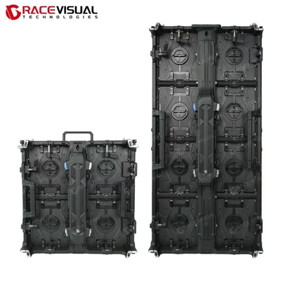 P2.6 Display LED modular de aluminio fundido en pieza desmontable caja de alimentación transmisión de señal de alfiler ideal para alquiler de eventos de escenario
