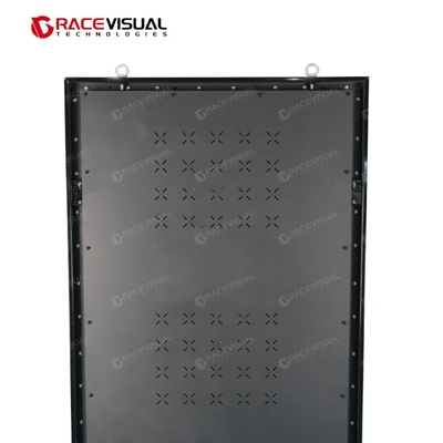 Serie IP. Un elegante póster LED P2.5 de 640×1920 mm con escala de grises de 16 bits y una rueda móvil para anuncios interiores flexibles.