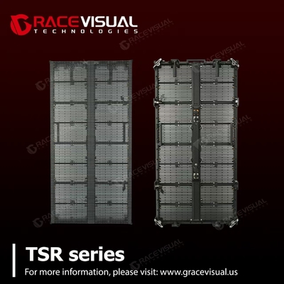Panel de visualización LED exterior transparente P3.9-7.8 con conductor LED integrado Efecto holográfico y flexibilidad para centros comerciales