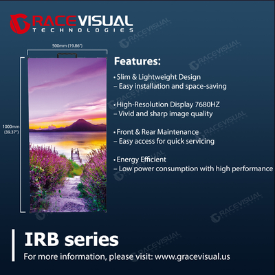IRB P2.6 Display LED profesional ∙ 7680 Hz Ultra Refresco suave ∙ 500×1000mm Módulo de alquiler ∙ 600 nits Alto brillo