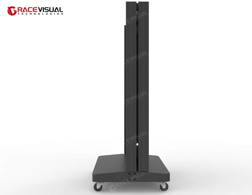Pantalla LED de póster plegable para interiores, pantalla digital LED para pancartas, pared de video LED portátil para tiendas