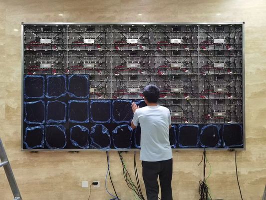 Pantalla LED comercial para interiores Grace Visual BUD Pro - Paso de píxel ultra estrecho de 1,25-2,5 mm, mantenimiento frontal magnético, alta frecuencia de actualización de 7680 Hz, amplio ángulo de visión HD