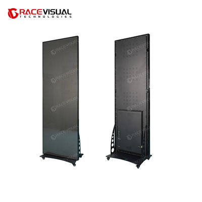 Displays de carteles LED digitales de interior delgados P2.5 / P1.86 pantallas de publicidad WiFi inteligentes