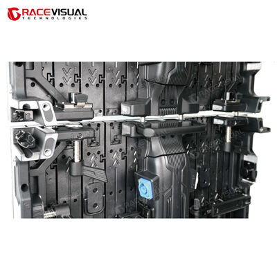 Display LED de interior curvado flexible de la serie IRDF con diseño modular magnético de pitcha de píxeles de 2,9 mm y tasa de actualización de 7680Hz