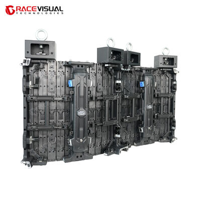 Display LED de interior curvado flexible de la serie IRDF con diseño modular magnético de pitcha de píxeles de 2,9 mm y tasa de actualización de 7680Hz