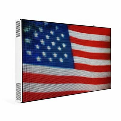 Pantalla LED para exteriores serie OA con carcasa blanca, frecuencia de actualización de 3840 Hz y mantenimiento frontal y trasero